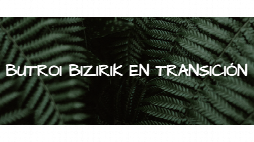 Uribe-Butroi eskualdean, aldaketa pertsonalerako eta gizarte aldaketarako lan egiten duen talde irekia gara, non bertan guztion onura eta elikadura, energia, teknologia zein ekonomia burujabetza bultzatzen ditugu, beti ere naturarekin harmonian, agro